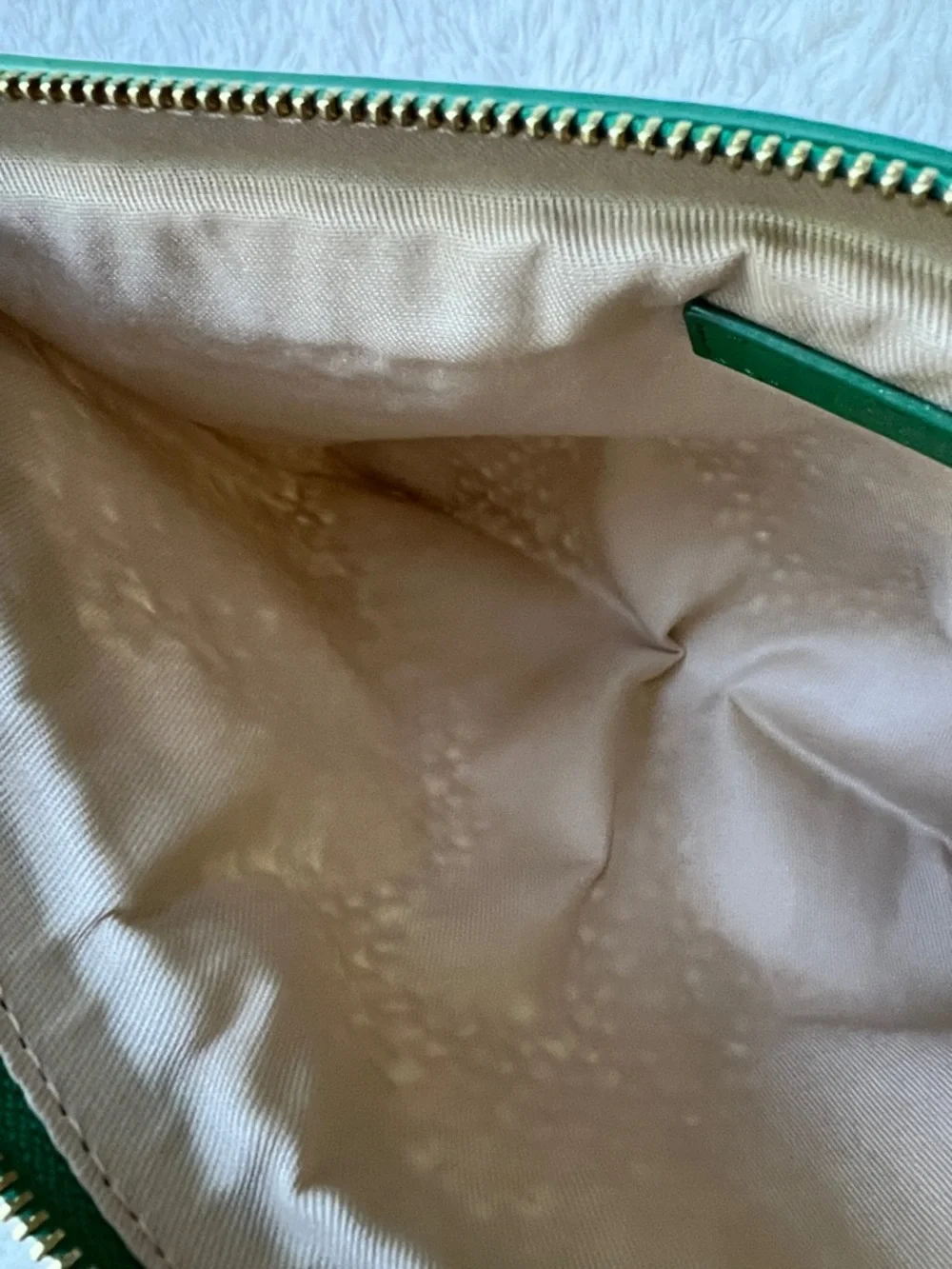 LOFT Woven Clutch Purse Kelly Emerald Green Accents Kentucky Derby